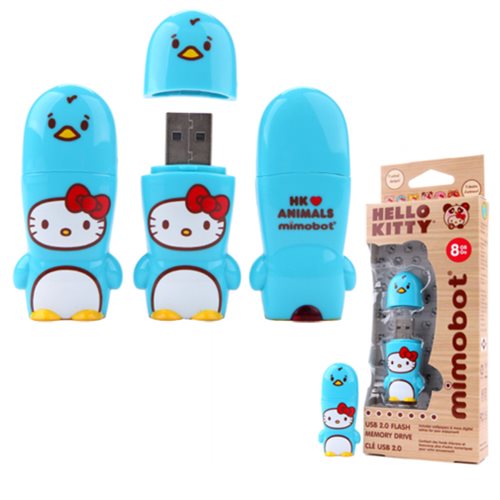 Hello Kitty Penguin Mimobot USB Flash Drive